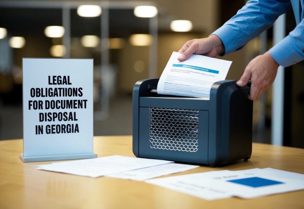 Legal Obligations for Document Disposal in Georgia