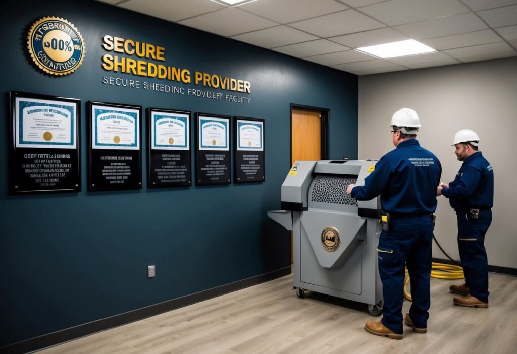 The Role of Certifications in Choosing a Secure Shredding Provider