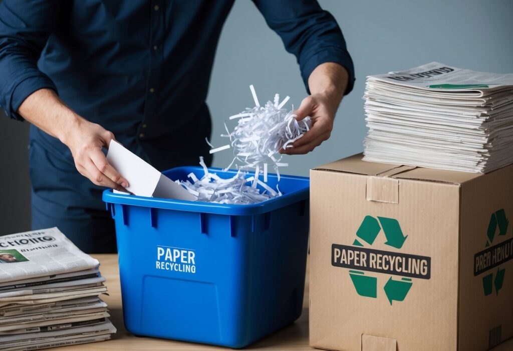 Tips for Collecting and Storing Shredded Paper